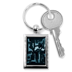 Abstract Art Key Chains (rectangle)  by ValentinaDesign