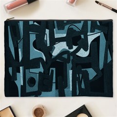 Abstract Art Cosmetic Bag (xxxl)  by ValentinaDesign