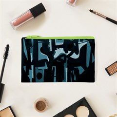 Abstract Art Cosmetic Bag (xs) by ValentinaDesign