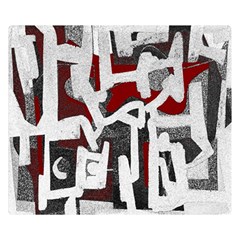 Abstract Art Double Sided Flano Blanket (small)  by ValentinaDesign