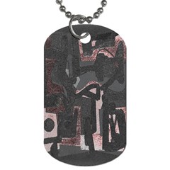 Abstract Art Dog Tag (one Side) by ValentinaDesign