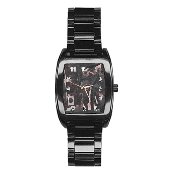 Abstract art Stainless Steel Barrel Watch