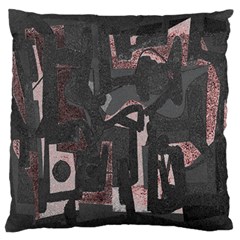 Abstract Art Large Flano Cushion Case (two Sides) by ValentinaDesign