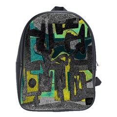 Abstract Art School Bags(large)  by ValentinaDesign