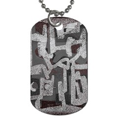 Abstract Art Dog Tag (one Side)