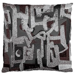 Abstract Art Large Cushion Case (two Sides) by ValentinaDesign