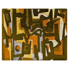 Abstract Art Double Sided Flano Blanket (medium)  by ValentinaDesign