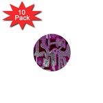 Abstract art 1  Mini Buttons (10 pack)  Front