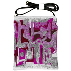 Abstract Art Shoulder Sling Bags by ValentinaDesign