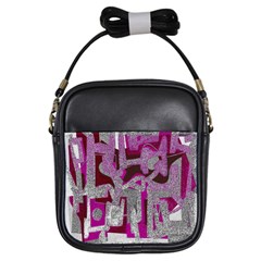 Abstract Art Girls Sling Bags by ValentinaDesign