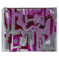 Abstract Art Cosmetic Bag (xxxl)  by ValentinaDesign