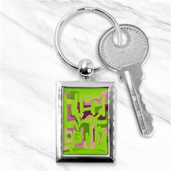 Abstract Art Key Chains (rectangle)  by ValentinaDesign