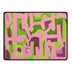 Abstract Art Fleece Blanket (small) by ValentinaDesign