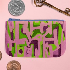 Abstract Art Large Coin Purse by ValentinaDesign