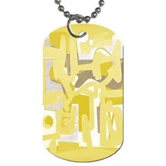 Abstract Art Dog Tag (two Sides) by ValentinaDesign