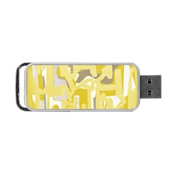 Abstract Art Portable Usb Flash (two Sides) by ValentinaDesign