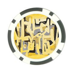 Abstract Art Poker Chip Card Guard by ValentinaDesign