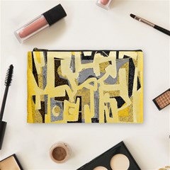 Abstract Art Cosmetic Bag (medium)  by ValentinaDesign