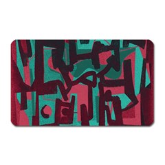 Abstract Art Magnet (rectangular) by ValentinaDesign