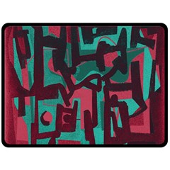 Abstract Art Fleece Blanket (large)  by ValentinaDesign