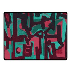 Abstract Art Fleece Blanket (small) by ValentinaDesign