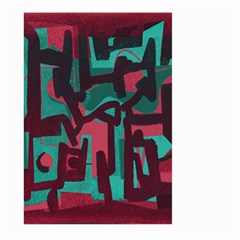 Abstract Art Large Garden Flag (two Sides) by ValentinaDesign