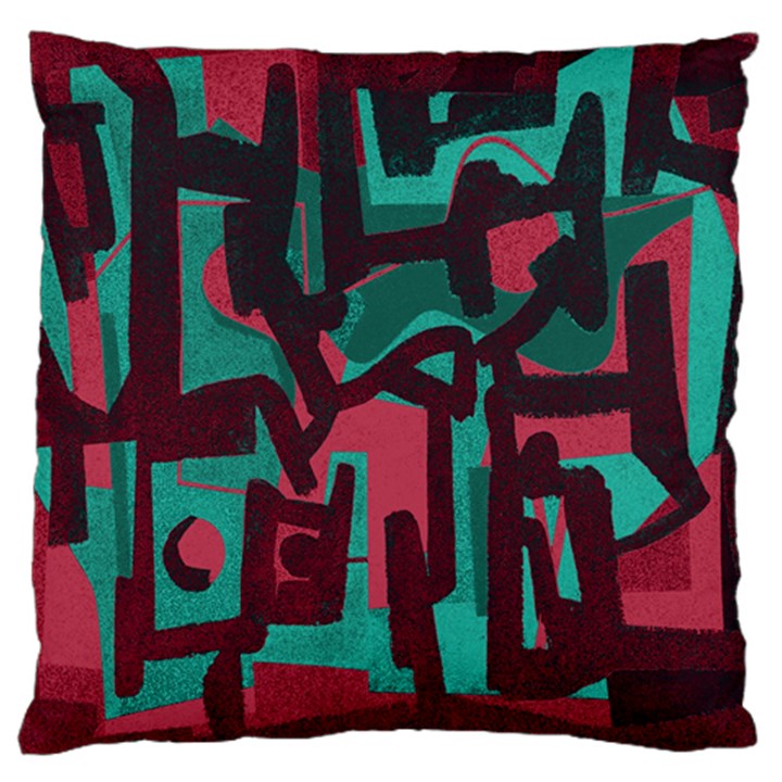 Abstract art Large Cushion Case (One Side)