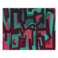 Abstract Art Double Sided Flano Blanket (large)  by ValentinaDesign