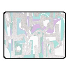 Abstract Art Fleece Blanket (small) by ValentinaDesign