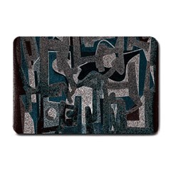 Abstract Art Small Doormat  by ValentinaDesign