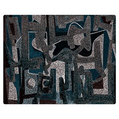 Abstract Art Double Sided Flano Blanket (medium)  by ValentinaDesign