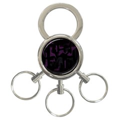 Abstract Art 3-ring Key Chains by ValentinaDesign