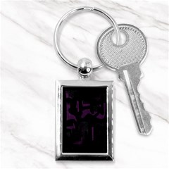 Abstract Art Key Chains (rectangle)  by ValentinaDesign