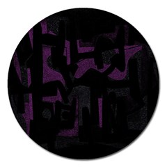 Abstract Art Magnet 5  (round) by ValentinaDesign