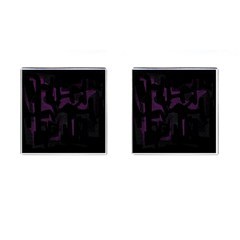 Abstract Art Cufflinks (square) by ValentinaDesign