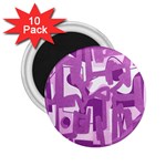 Abstract art 2.25  Magnets (10 pack)  Front