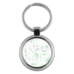 Abstract Art Key Chains (round)  by ValentinaDesign