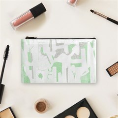 Abstract Art Cosmetic Bag (small)  by ValentinaDesign