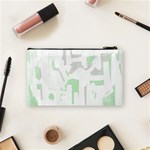 Abstract art Cosmetic Bag (Small)  Back