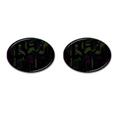 Abstract Art Cufflinks (oval) by ValentinaDesign