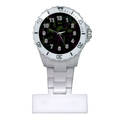 Abstract Art Plastic Nurses Watch