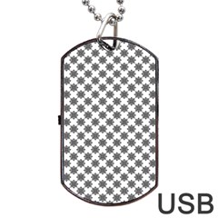 Pattern Dog Tag Usb Flash (two Sides) by ValentinaDesign