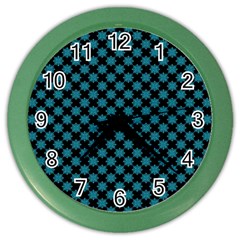 Pattern Color Wall Clocks by ValentinaDesign