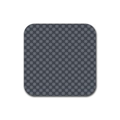 Pattern Rubber Coaster (square)  by ValentinaDesign