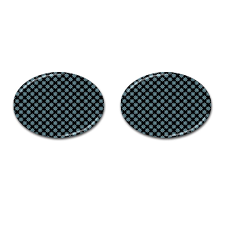 Pattern Cufflinks (Oval)