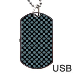 Pattern Dog Tag USB Flash (One Side)