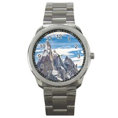 Cerro Torre Parque Nacional Los Glaciares  Argentina Sport Metal Watch by dflcprints