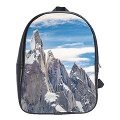 Cerro Torre Parque Nacional Los Glaciares  Argentina School Bags(large)  by dflcprints