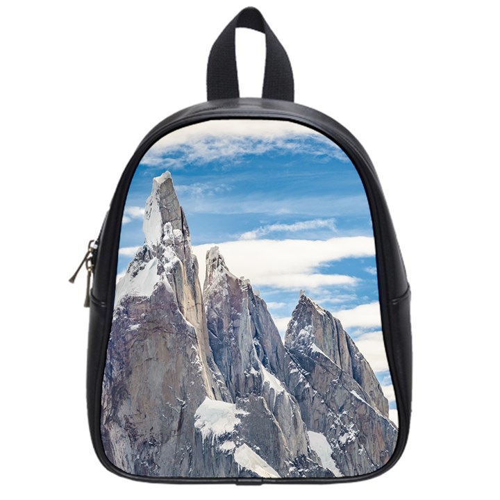 Cerro Torre Parque Nacional Los Glaciares  Argentina School Bags (Small) 