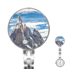 Cerro Torre Parque Nacional Los Glaciares  Argentina Stainless Steel Nurses Watch by dflcprints